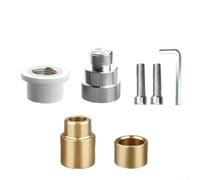 Yhenlovtt PPR, strumento di riparazione per crepe, filettatura interna, 1/2 pollici, per manutenzione tubi dell'acqua, kit di ricambio per filettatura del tubo in PVC con perno e chiave (4 punti)