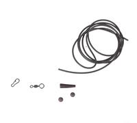 Yhenlovtt Prerigged Where Tube Fishing for Carp Set Elicottero Banned Is Rigs 1 m Abs Tubes con Quick Links Ideal Rig Leadcore Chod Plus in confezione da 5 (marrone)