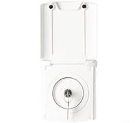 Yhenlovtt Presa di riempimento dell'acqua a connessione rapida per camper, con copertura magnetica, grado di protezione IP44, coperchio ribaltabile a 180 gradi per riempimento a gravità, sfiato