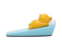 Yhenlovtt Protezione di sicurezza anticollisione figura del fumetto casa carino animale porta cane gatto coniglio silenzioso protezione pavimento anatra riccio orso tappo cuneo silicone (D)