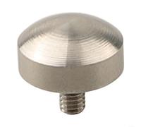 Yhenlovtt Punto di contatto sferico del diametro di 10mm con il gambo filettato M2 5 per il calibro di profondità del micrometro adatto a pezzi di scorrimento laterale