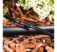 Yhenlovtt Raccordi per tubi in tubo spinato Soaker Drip Plus Dripline Connettori Acetale ad alta resistenza Confezione da 100 per irrigazione 01400170 pollici ID 1/4 a tenuta stagna