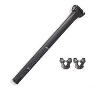 Yhenlovtt Reggisella ultraleggera in fibra di carbonio per bici da 27,2 oltre 31,6 mm x 400 mm con offset di 0 mm per bici da strada e carico massimo 300 kg (31,6 mm x 400 mm)