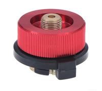 Yhenlovtt Ricarica automatica a gas butano adattatore per stufe da campeggio in metallo con funzione di spegnimento tanica Gas con T lunga compatibile