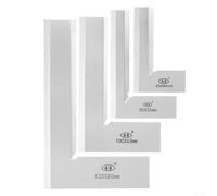 Yhenlovtt Righello quadrato ad alto ingegnere per layout e misurazione accurati (100 × 63 mm)