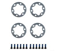 Yhenlovtt Rondelle con Alluminio Acciaio Elettrico 2mm Pezzi 5mm Spacer Set 4 Più Bulloni Lega 6hole Disco Efor Bike e Scooter Inox Guarnizione Freno