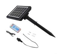 Yhenlovtt Scatola di controllo della stringa della luce solare con controller del circuito, 3,7 V/24 V ad alta potenza, fibra di vetro, resistente alle intemperie, kit per esterni per giardino e patio