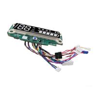 Yhenlovtt Scheda madre per scooter elettrico per E2 Pro Kickscooter con display digitale velocità e batteria, 1 pezzo, nero e verde