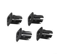 Yhenlovtt Set di 4 pomelli neri per serratura interna della portiera posteriore, set di tappi di ricambio per serie 5 F10 F18 E39, in plastica resistente, compatibili con perni di rivestimento delle
