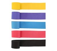 Yhenlovtt Set di 60 rotoli di nastro overgrip per racchetta da tennis, in poliuretano, antiscivolo, assorbe il sudore, per racchette da tennis, squash, badminton, fis