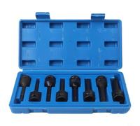 Yhenlovtt Set di 8 chiavi a bussola esagonali, tipo T, per riparazioni automobilistiche e macchine, in acciaio al cromo con ergonomia, compatto per spazi ristretti