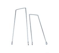 Yhenlovtt Set di cestini per bicicletta, struttura in acciaio extra large con staffe, confezione da 2 pezzi anteriori o posteriori per cestini per bici compatibili con biciclette da 20-26 pollici (per