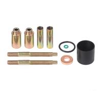 Yhenlovtt Set di fissaggio e guarnizioni per iniettori Trafic Master per motori Vauxhall 22 Dci 25 Dci, 10 pezzi, in metallo, con numeri di parte 820055