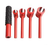 Yhenlovtt Set di strumenti di regolazione per cerniere di porte e armadietti, kit di chiavi di precisione in metallo, chiavi di installazione di varie dimensioni per riparazione hardware, 5 pezzi