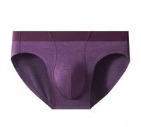 Yhenlovtt Slip da uomo doppio sacchetto traspirante morbido slip da uomo | Design a doppia tasca, separa l'anatomia, riduce la viscosità, traspirante, comfort quotidiano