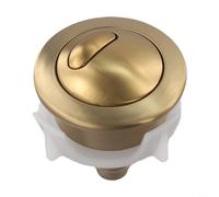 Yhenlovtt Sostituzione WC Flush Dual 50 Cavo Operato Flush Avere Valvola di Scarico Cromato Maniglia Leva Compatibile Pulsante S (ORO)