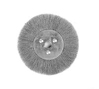 Yhenlovtt Spazzola a disco in filo di acciaio inossidabile da 150 mm con diametro del filo di 0 15 mm per smerigliatrice da banco utensile rotante abrasivo progettato per la rimozione della scala di