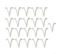 Yhenlovtt Spazzole da piscina Skimmer per rastrelli per foglie Maniglie sottovuoto, clip in plastica resistente, compatibili con pali standard da 1 1/4 di pollice per piscina di ricambio per Vclips