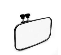 Yhenlovtt Specchietto retrovisore quadrato per yacht 211mm Pp 1225mm Centro Mount Boat Mirror Avere Vista 28mm Dimensione Nero X Vetro Riflettente Compat