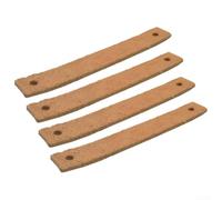 Yhenlovtt Spin Indoor Bike per Top Friction Simple (cuscinetti in pelle bovina), cuscinetti di ricambio per resistenza, accessori per esercizi di ciclismo, per pastiglie dei freni o lana (4 pezzi)