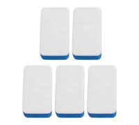 Yhenlovtt Spugna per la pulizia di pellicole di olio di vetro, spazzola in feltro per parabrezza, schiuma EVA con panno in feltro, 9 x 5 x 2,3 cm, confezione da 5, adatta per la maggior parte delle