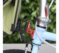 Yhenlovtt Staffa anteriore pieghevole in lega di alluminio per estensione della luce della bicicletta, convertitore per avere un'altezza di 40 mm più regolazione dell'estensione di 25 mm per Brom