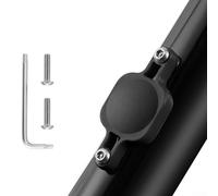Yhenlovtt Staffa di localizzazione antifurto per bicicletta per Apple con viti esagonali, supporto in plastica ABS resistente alle intemperie per Real Track (nero)