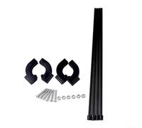 Yhenlovtt Staffa di supporto portatile della vetroresina dell'asta di sostegno del tetto del carrello del carrello del carrello