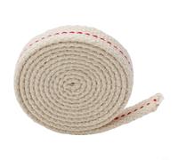 Yhenlovtt Stoppino piatto bianco per bruciatori a petrolio, in puro cotone, per lanterne da campeggio vintage, lunghezza 1 m, compatibile con uso e olio (larghezza 09 cm)