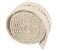 Yhenlovtt Stoppino piatto in cotone per lampada a cherosene e lanterna, stoppino di ricambio durevole per bruciatore a olio, realizzato in cotone assorbente, compatibile con Sp(1 cm x 1 m)