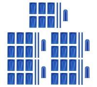 Yhenlovtt Strisce compatibili verde bici arancione per Cyc Phone Mount Silicone antiscivolo rosso 5-pack nero con la maggior parte dei supporti del telefono 10x5x3cm blu