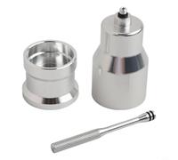 Yhenlovtt Strumento per imbuto dell'olio dei freni della bici in lega di alluminio con tappo lungo e base a imbuto per kit di spurgo dei freni a disco idraulico compatibile con M (MOUNTAIN For Bike