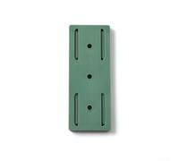 Yhenlovtt Supporto da parete per presa multipla con design autoadesivo, rimovibile e riutilizzabile, organizer per presa in ABS per la gestione dei cavi, compatibile con (verde)