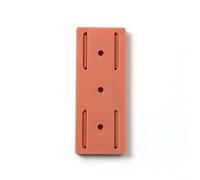 Yhenlovtt Supporto da parete per presa multipla con design autoadesivo, rimovibile e riutilizzabile, organizer per presa in ABS per la gestione dei cavi, compatibile con (rosa)