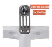 Yhenlovtt Supporto per computer in fibra di carbonio con interfaccia Garmin e supporto per luce, compatibile con manubri DEDA Alanera e TOSEEK per dispositivi GPS Mckin, Walker e ciclismo