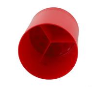 Yhenlovtt Supporto per cucchiaio da cucina con base a cestello a 360°, spatole rotanti per posate, utensili, pinze, coltelli, antiscivolo, organizer Ca (rosso)