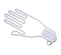 Yhenlovtt Supporto per guanti e asciugabiancheria con griglia in plastica ABS e barella per la manutenzione e la conservazione dei guanti da uomo (nero)