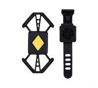 Yhenlovtt Supporto per smartphone per biciclette con struttura scavata per un tocco reale ai comandi e alle porte (nero)