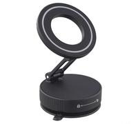 Yhenlovtt Supporto per telefono da auto con ventosa per dispositivi mobili, girevole a 360° e supporto per cruscotto, compatibile con la maggior parte degli smartphone, struttura in lega di zinco