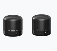 Yhenlovtt Tappo per bottiglia di vino rosso, tappo antipolvere in plastica ABS con chiusura a vite facile, 3,9 x 4 cm (2 pezzi)