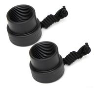 Yhenlovtt Tappo per serbatoio subacqueo, regolatore antipolvere DIN 1 ° stadio per valvola con copertura antipolvere in ABS, protezione filettata ventilata per 200/300 bar (2 pezzi)