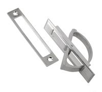 Yhenlovtt Tatami - Maniglia invisibile girevole a 180° per porta scorrevole, porta tascabile, cassetto, in lega di zinco, da incasso, per maniglia (SKU)