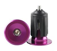 Yhenlovtt Terminali per manubrio, in lega di alluminio, accessori leggeri e per bici da 22-24 mm MTB su strada (viola)