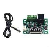 Yhenlovtt Termostato digitale programmabile con sensore impermeabile, modulo interruttore di controllo CC 12 V, intervallo da -50 a 110 °C, per riscaldamento o