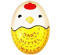 Yhenlovtt Timer per uova medie per bollire, riutilizzabile, indicatore duro, in resina, morbido, per cambiare gli addominali bolliti per uso alimentare, per gadget da cucina (sinistra)