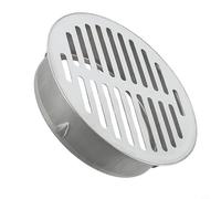 Yhenlovtt Tubo di drenaggio del tetto del balcone, in PVC, design anticlog, design cavo, per esterni, giardino, grondaia, sistema di grondaia per acqua piovana, scarico rotondo in acciaio inox per