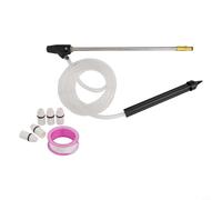 Yhenlovtt Ugelli in ceramica compatibili con Nilfisk per Gerni e idropulitrici Sand Blaster Wet Blaster Set di ugelli con tubo da 28 m in ottone e adattatore