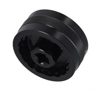 Yhenlovtt Up Alloy Bottom Bracket Bbr60 Strumento di rimozione in alluminio per 44 mm per set per Dub16t bicicletta lavorata di precisione Fsa386 Bb9100 (nero)