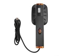 Yhenlovtt Vaporizzatore portatile per indumenti con testa rotante a 180°, dispositivo di rimozione delle rughe alimentato tramite USB, ferro da viaggio con flacone spray per casa e vacanze (nero)