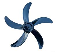 Yhenlovtt Ventilatore da tavolo con supporto da 45,7 cm, lama di ricambio in ABS 450 mm di diametro, foro centrale 8 mm, modello a 5 lame, basso rumore, alta resistenza (nero)